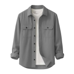 Men’s Stylish Cotton Blend Casual Shirt || Full Sleeve Button-Down Shirt with Dual Flap Pockets
