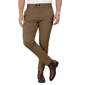 Men's Stretchable Stretchable Formal Pant Trousers | Stylish Slim Fit Men's Wear Trousers for Office or Party