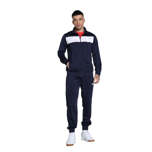 Men's Polyster Active Tracksuit | Lightweight Polyester Full-Zip Jacket & Track Pants Set for Men