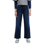 Women's Wide Leg Fit Jeans| Solid | High Rise