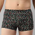 Men's Cotton Printed Mini Trunks Pack of 3 | Inner Elastic Waistband