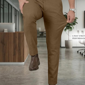 Men's Stretchable Stretchable Formal Pant Trousers | Stylish Slim Fit Men's Wear Trousers for Office or Party