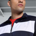Men's Polyster Active Tracksuit | Lightweight Polyester Full-Zip Jacket & Track Pants Set for Men