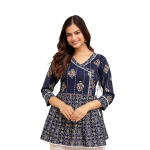 Woman's Classic Floral Printed Trendy Top