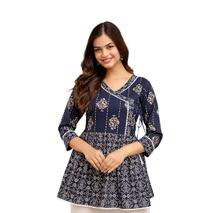 Woman's Classic Floral Printed Trendy Top