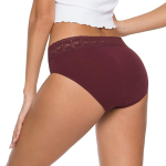 Cotton Panties for Women Bikini Underwear Hipster Underpants Lace Briefs Pack