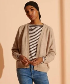 SUPERDRY Isabella Raglan Cardigan Charcoal Mix Marl -Superdry Studios upload9223368955665743518 1