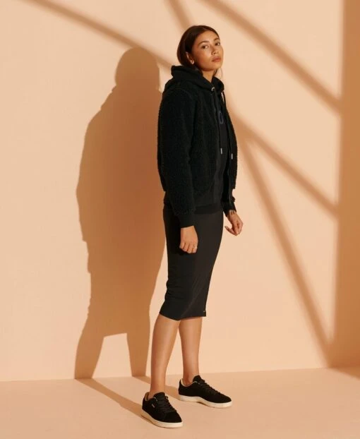 SUPERDRY NYC Mesh Panel Dress Black -Superdry Studios upload9223368955665747317