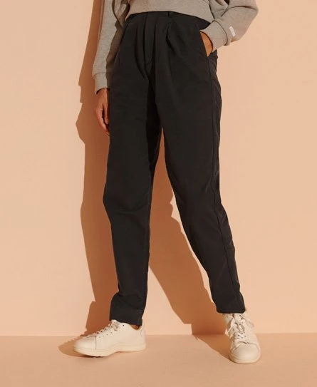 SUPERDRY Pleated Chinos Black 4 SUPERDRY Pleated Chinos Black - Image 4