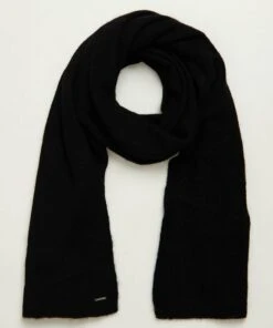SUPERDRY Alpaca Blend Blanket Scarf Black