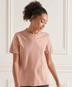 SUPERDRY Organic Cotton Authentic T-Shirt Praline Marl -Superdry Studios upload9223368955665796949 5