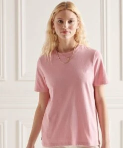 SUPERDRY Organic Cotton Authentic T-Shirt Praline Marl -Superdry Studios upload9223368955665853514 5