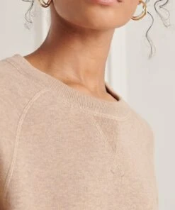 SUPERDRY Essential Organic Cotton Crew Jumper Green Gables Marl -Superdry Studios upload9223368955665862132