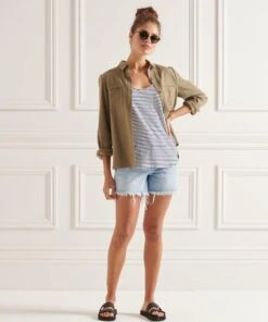 SUPERDRY Organic Cotton Pocket Tank Top Black