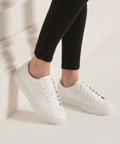 SUPERDRY Vegan Retro Court Trainers Black