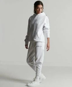 SUPERDRY Recycled Micro Top Joggers White