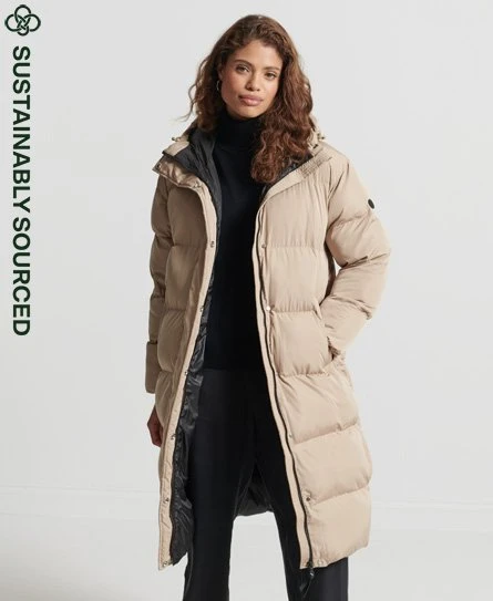 SUPERDRY Longline Duvet Coat Thyme 12 SUPERDRY Longline Duvet Coat Thyme - Image 12