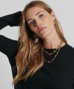 SUPERDRY Studios Merino Knit Mini Dress Navy Stripe -Superdry Studios upload9223368955665961905