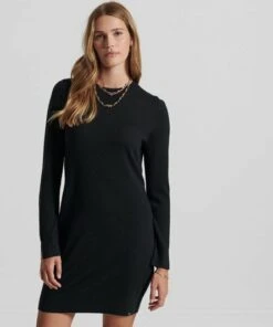 SUPERDRY Studios Merino Knit Mini Dress Navy Stripe -Superdry Studios upload9223368955665961912 1