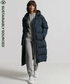 SUPERDRY Longline Duvet Coat Pureed Pumpkin -Superdry Studios upload9223368955665968077