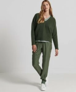 SUPERDRY Studios Cupro Woven Joggers Eclipse Navy