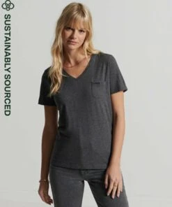 SUPERDRY Organic Cotton Studios Pocket V-Neck T-Shirt Optic/black Stripe 21 SUPERDRY Organic Cotton Studios Pocket V-Neck T-Shirt Optic/black Stripe -Superdry Studios upload9223368955665978525