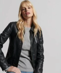 SUPERDRY Organic Cotton Essential Rib Henley Top Mid Grey Marl -Superdry Studios upload9223368955665978851