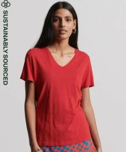 SUPERDRY Organic Cotton Studios Pocket V-Neck T-Shirt Optic/black Stripe 25 SUPERDRY Organic Cotton Studios Pocket V-Neck T-Shirt Optic/black Stripe -Superdry Studios upload9223368955665979254