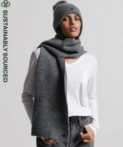 SUPERDRY Studios Luxe Gift Set Mid Grey Marl