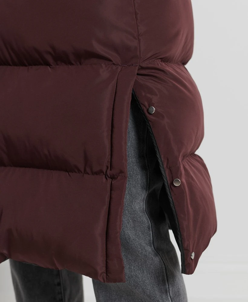 SUPERDRY Longline Duvet Coat Thyme 5 SUPERDRY Longline Duvet Coat Thyme - Image 5