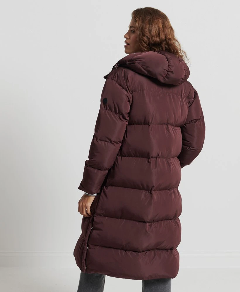 SUPERDRY Longline Duvet Coat Thyme 2 SUPERDRY Longline Duvet Coat Thyme - Image 2