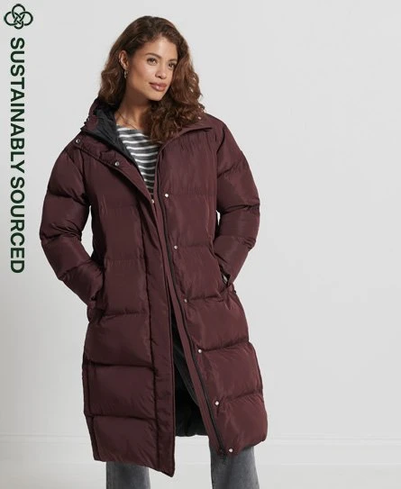 SUPERDRY Longline Duvet Coat Thyme 13 SUPERDRY Longline Duvet Coat Thyme - Image 13