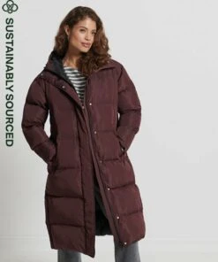 SUPERDRY Longline Duvet Coat Pureed Pumpkin -Superdry Studios upload9223368955665981529 7