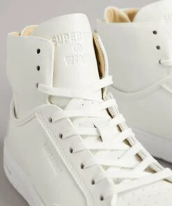 SUPERDRY Vegan Basket High Top Trainers White 13 SUPERDRY Vegan Basket High Top Trainers White -Superdry Studios upload9223368955666026273