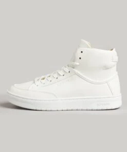 SUPERDRY Vegan Basket High Top Trainers White 12 SUPERDRY Vegan Basket High Top Trainers White -Superdry Studios upload9223368955666026274