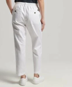 SUPERDRY Studios Linen Joggers Eclipse Navy