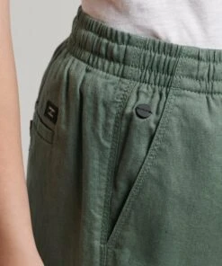 SUPERDRY Studios Linen Joggers Laurel Khaki -Superdry Studios upload9223368955666037043