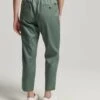 SUPERDRY Studios Linen Joggers Laurel Khaki