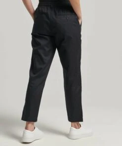 SUPERDRY Studios Linen Joggers Eclipse Navy
