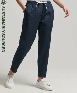 SUPERDRY Studios Linen Joggers Laurel Khaki -Superdry Studios upload9223368955666037069 3