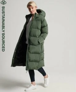 SUPERDRY Longline Duvet Coat Thyme 24 SUPERDRY Longline Duvet Coat Thyme -Superdry Studios upload9223368955666041091 1